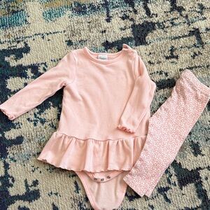 Starting Out Pink Ruffle Kids Matching Set